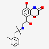 8-[(1R)-2-{[1,1-dimethyl-2-(2-methylphenyl)ethyl]amino}-1-hydroxyethyl]-5-hydroxy-2H-1,4-benzoxazin-3(4H)-one