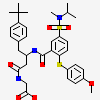 N-[(3R)-4-(4-tert-butylphenyl)-3-({2-[(4-methoxyphenyl)sulfanyl]-5-[methyl(propan-2-yl)sulfamoyl]benzene-1-carbonyl}amino)butanoyl]glycine