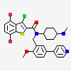 3-chloro-4,7-difluoro-N-{[2-methoxy-5-(pyridin-4-yl)phenyl]methyl}-N-[trans-4-(methylamino)cyclohexyl]-1-benzothiophene-2-carboxamide