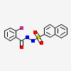 2-fluoro-N'-[(naphthalen-2-yl)sulfonyl]benzohydrazide
