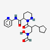 (3S)-2-{(2R)-2-(cyclopentylmethyl)-3-[formyl(hydroxy)amino]propanoyl}-N-(pyridin-2-yl)hexahydropyridazine-3-carboxamide