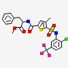 methyl N-(5-{[2-chloro-5-(trifluoromethyl)phenyl]sulfamoyl}-4-methylthiophene-2-carbonyl)-D-phenylalaninate