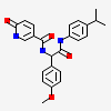 ~{N}-[(1~{R})-1-(4-methoxyphenyl)-2-oxidanylidene-2-[(4-propan-2-ylphenyl)amino]ethyl]-2-oxidanylidene-3~{H}-pyridine-5-carboxamide