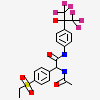 (2~{R})-2-acetamido-2-(4-ethylsulfonylphenyl)-~{N}-[4-[1,1,1,3,3,3-hexakis(fluoranyl)-2-oxidanyl-propan-2-yl]phenyl]ethanamide