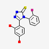 3-[2,4-bis(oxidanyl)phenyl]-4-(2-fluorophenyl)-1~{H}-1,2,4-triazole-5-thione