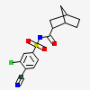(1~{R},2~{S},4~{S})-~{N}-(3-chloranyl-4-cyano-phenyl)sulfonylbicyclo[2.2.1]heptane-2-carboxamide