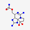 [(3aS,4R,10aS)-2,6-diamino-10,10-dihydroxy-3a,4,9,10-tetrahydro-3H,8H-pyrrolo[1,2-c]purin-4-yl]methyl carbamate