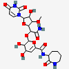 (2~{S},3~{S},4~{S})-2-[(1~{R})-2-azanyl-1-[(2~{S},3~{S},4~{R},5~{R})-5-[2,4-bis(oxidanylidene)pyrimidin-1-yl]-3-methoxy-4-oxidanyl-oxolan-2-yl]-2-oxidanylidene-ethoxy]-3,4-bis(oxidanyl)-~{N}-[(3~{S})-2-oxidanylideneazepan-3-yl]-3,4-dihydro-2~{H}-pyran-6-carboxamide