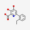 6-(2-ethylphenyl)-3-hydroxy-4-oxo-1,4-dihydropyridine-2-carboxylic acid
