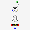 4-[5-(chloromethyl)-1,3-selenazol-2-yl]benzenesulfonamide