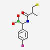 [(S)-(4-fluorophenyl)-[[(2S)-2-methyl-3-sulfanyl-propanoyl]amino]methyl]boronic acid