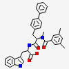 (2~{S})-2-[[(2~{R})-2-[(3,5-dimethylphenyl)carbonyl-methyl-amino]-3-(4-phenylphenyl)propanoyl]amino]-3-(1~{H}-indol-3-yl)propanoic acid