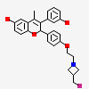 (2S)-2-(4-{2-[3-(fluoromethyl)azetidin-1-yl]ethoxy}phenyl)-3-(3-hydroxyphenyl)-4-methyl-2H-1-benzopyran-6-ol
