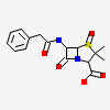 N-[(2S,4S,6R)-2-(DIHYDROXYMETHYL)-4-HYDROXY-3,3-DIMETHYL-7-OXO-4LAMBDA~4~-THIA-1-AZABICYCLO[3.2.0]HEPT-6-YL]-2-PHENYLACETAMIDE