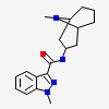 1-methyl-N-[(1R,5S)-9-methyl-9-azabicyclo[3.3.1]nonan-3-yl]indazole-3-carboxamide