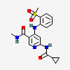 6-[(cyclopropanecarbonyl)amino]-N-methyl-4-{[2-(methylsulfonyl)phenyl]amino}pyridine-3-carboxamide