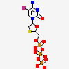 [[(2R,5S)-5-(4-azanyl-5-fluoranyl-2-oxidanylidene-pyrimidin-1-yl)-1,3-oxathiolan-2-yl]methoxy-oxidanyl-phosphoryl] phosphono hydrogen phosphate