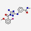 3-{[5-amino-1-(2-fluoro-6-methoxybenzene-1-carbonyl)-1H-1,2,4-triazol-3-yl]amino}-N-methylbenzamide