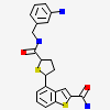 4-(5-{[(3-aminophenyl)methyl]carbamoyl}thiophen-2-yl)-1-benzothiophene-2-carboxamide