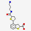 4-{5-[(3-aminopropyl)carbamoyl]thiophen-2-yl}-1-benzothiophene-2-carboxylic acid