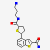 4-{5-[(3-aminopropyl)carbamoyl]thiophen-2-yl}-1-benzothiophene-2-carboxamide