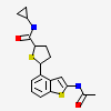5-[2-(acetylamino)-1-benzothiophen-4-yl]-N-cyclopropylthiophene-2-carboxamide