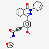 3-[5-[(4~{a}~{R},8~{a}~{S})-3-cycloheptyl-4-oxidanylidene-4~{a},5,8,8~{a}-tetrahydrophthalazin-1-yl]-2-methoxy-phenyl]-~{N}-(furan-2-ylmethyl)prop-2-ynamide