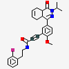 3-[5-[(4~{a}~{R},8~{a}~{S})-4-oxidanylidene-3-propan-2-yl-4~{a},5,8,8~{a}-tetrahydrophthalazin-1-yl]-2-methoxy-phenyl]-~{N}-[2-(2-fluorophenyl)ethyl]prop-2-ynamide