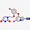 8-{2-[2-(2,4-dioxo-3,4-dihydropyrimidin-1(2H)-yl)ethoxy]-4-fluorophenoxy}-6-fluoroindolizine-2-carbonitrile