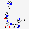 (3R)-N-[3-(2-cyclopropylpyridin-4-yl)-1H-indazol-5-yl]-3-(methoxymethyl)-1-(2-oxo-2-{4-[4-(pyrimidin-2-yl)phenyl]-3,6-dihydropyridin-1(2H)-yl}ethyl)pyrrolidine-3-carboxamide