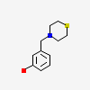 3-[(thiomorpholin-4-yl)methyl]phenol