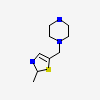 1-[(2-methyl-1,3-thiazol-5-yl)methyl]piperazine
