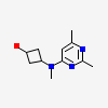 trans-3-[(2,6-dimethylpyrimidin-4-yl)(methyl)amino]cyclobutan-1-ol