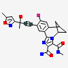 (5s,7s)-9-fluoro-10-[(3R)-3-hydroxy-3-(5-methyl-1,2-oxazol-3-yl)but-1-yn-1-yl]-N~3~-methyl-6,7-dihydro-5H-5,7-methanoimidazo[2,1-a][2]benzazepine-2,3-dicarboxamide