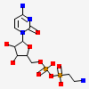 5'-O-[(S)-{[(R)-(2-aminoethyl)(hydroxy)phosphoryl]oxy}(hydroxy)phosphoryl]cytidine