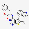 (2~{R})-2-[[6-ethyl-5-(1~{H}-indol-4-yl)thieno[2,3-d]pyrimidin-4-yl]amino]-3-phenyl-propanoic acid
