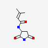 ~{N}-[(3~{S})-2,5-bis(oxidanylidene)pyrrolidin-3-yl]-3-methyl-but-2-enamide