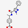 4-[(1~{R})-1-[(2-methyl-5-phenyl-pyrazol-3-yl)carbonylamino]ethyl]benzoic acid