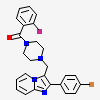 [4-[[2-(4-bromophenyl)imidazo[1,2-a]pyridin-3-yl]methyl]piperazin-1-yl]-(2-fluorophenyl)methanone