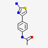 N-[4-(2-amino-1,3-thiazol-4-yl)phenyl]acetamide