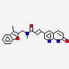 N-methyl-N-[(3-methyl-1-benzofuran-2-yl)methyl]-3-(7-oxo-5,6,7,8-tetrahydro-1,8-naphthyridin-3-yl)propanamide