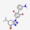 (6R)-1-[4-[3-(dimethylamino)phenyl]-3,5-bis(fluoranyl)phenyl]-6-propan-2-yl-6,7-dihydro-5H-benzotriazol-4-one