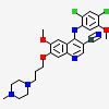4-[(2,4-dichloro-5-methoxyphenyl)amino]-6-methoxy-7-[3-(4-methylpiperazin-1-yl)propoxy]quinoline-3-carbonitrile