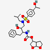 (3R,3aS,6aR)-hexahydrofuro[2,3-b]furan-3-yl {(2S,3R)-3-hydroxy-4-[({4-[(1R)-1-hydroxyethyl]phenyl}sulfonyl)(2-methylpropyl)amino]-1-phenylbutan-2-yl}carbamate