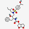 (3R,3aS,6aR)-hexahydrofuro[2,3-b]furan-3-yl [(2S,3R)-3-hydroxy-4-{({4-[(1R)-1-hydroxyethyl]phenyl}sulfonyl)[(2S)-2-methylbutyl]amino}-1-phenylbutan-2-yl]carbamate