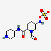 (2S,5R)-1-formyl-N-(piperidin-4-yl)-5-[(sulfooxy)amino]piperidine-2-carboxamide