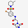 2-[2,5-bis(oxidanylidene)imidazolidin-1-yl]-~{N}-[4-bromanyl-3-[(3~{S})-3-methylpiperidin-1-yl]sulfonyl-phenyl]ethanamide