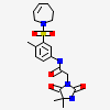 ~{N}-[3-(azepan-1-ylsulfonyl)-4-methyl-phenyl]-2-[4,4-dimethyl-2,5-bis(oxidanylidene)imidazolidin-1-yl]ethanamide