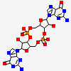 9,9'-[(2R,3R,3aS,5S,7aR,9R,10R,10aS,12S,14aR)-3,5,10,12-tetrahydroxy-5,12-dioxidooctahydro-2H,7H-difuro[3,2-d:3',2'-j][1,3,7,9,2,8]tetraoxadiphosphacyclododecine-2,9-diyl]bis(2-amino-1,9-dihydro-6H-purin-6-one)