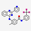 4-methyl-3-[(2-pyridin-3-ylquinazolin-4-yl)amino]-~{N}-[3-(trifluoromethyl)phenyl]benzamide